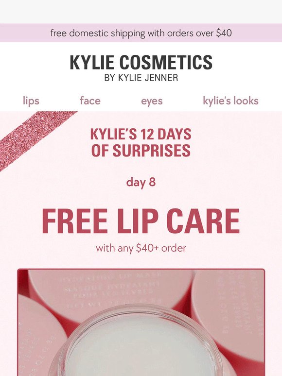 day 8 surprise: FREE lip care 💋