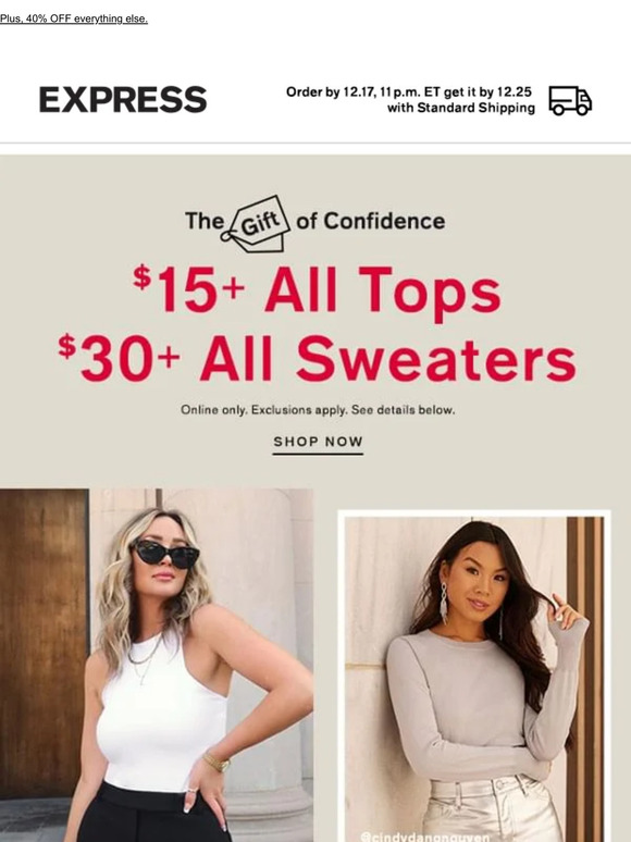 Friday mood boost: $15+ tops you'll love