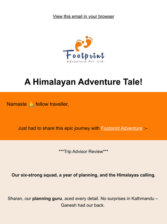 A Himalayan Adventure Tale!
