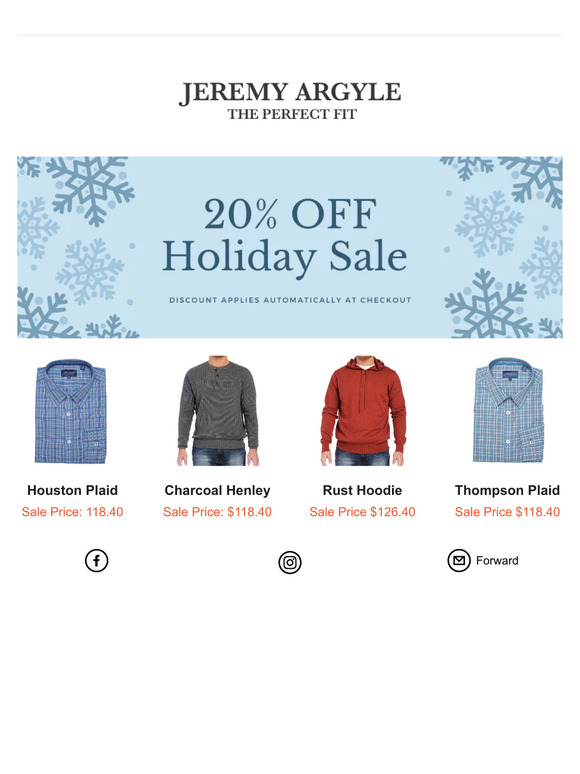 20% OFF Holiday Sale