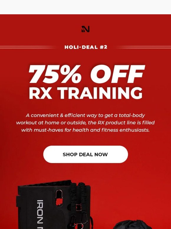 RXmas Came Early! 75% Off RX Training