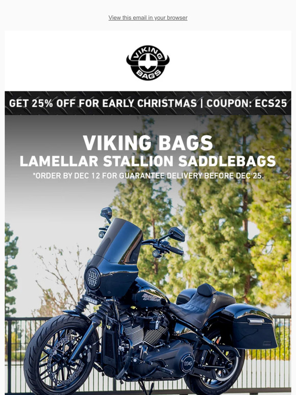 Viking Bags Viking Bags Lamellar Stallion Extra Large Painted Hard