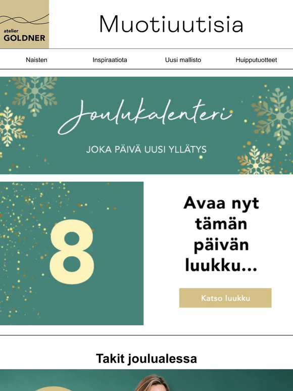 Jopa 60 % alennusta talvitakeista