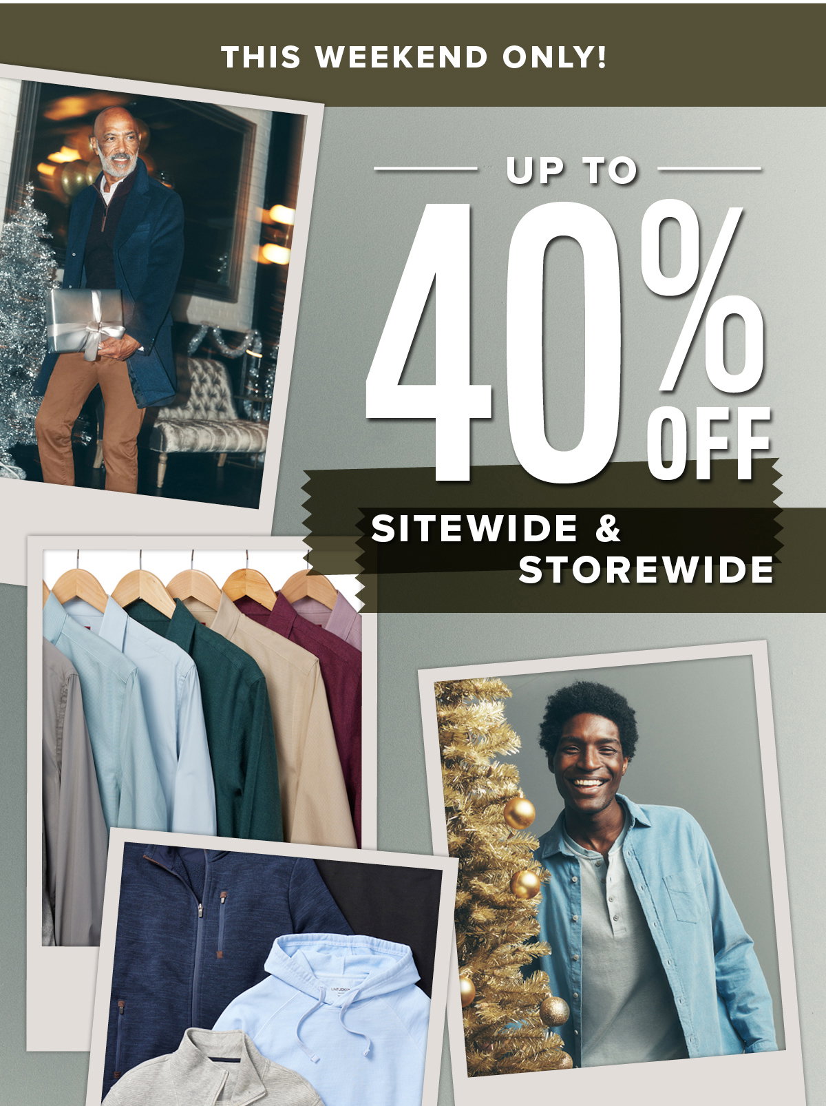 Shop All Men's Up to 40% Off