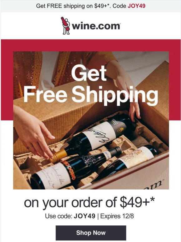 Enjoy FREE shipping!