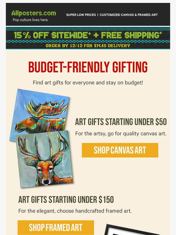 Find great gifts and stay on budget. #HolidayGoals