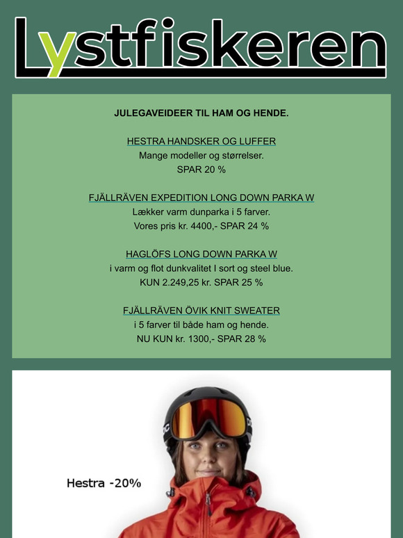 JULEGAVEIDEER TIL HAM OG HENDE.