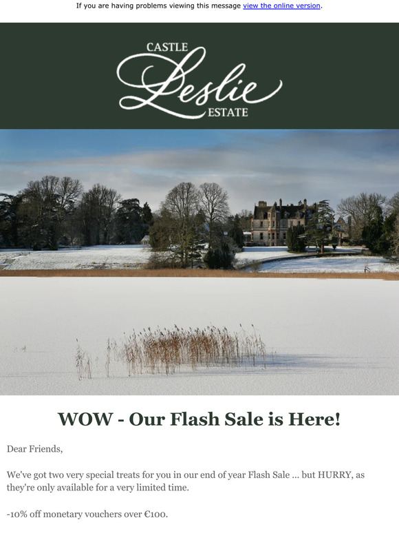 WOW - Our Flash January Sale is here!
