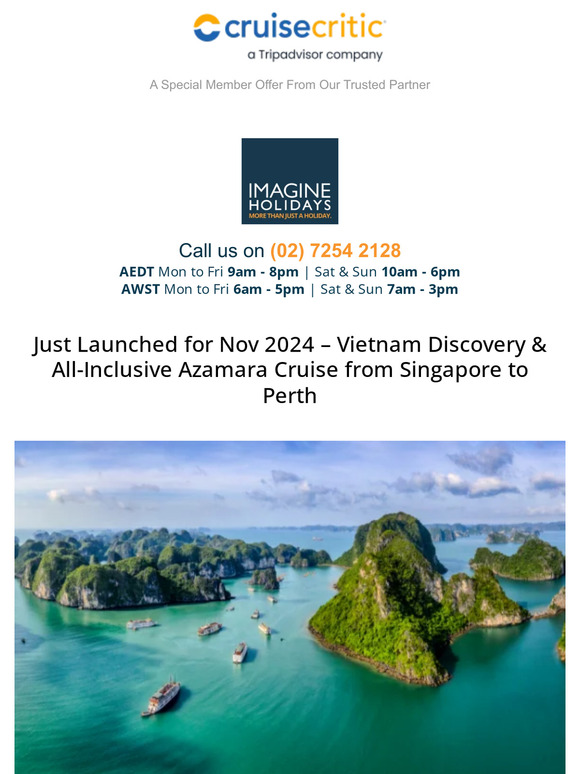 Cruise Critic Nov 2024 Vietnam Discovery & AllInclusive Azamara