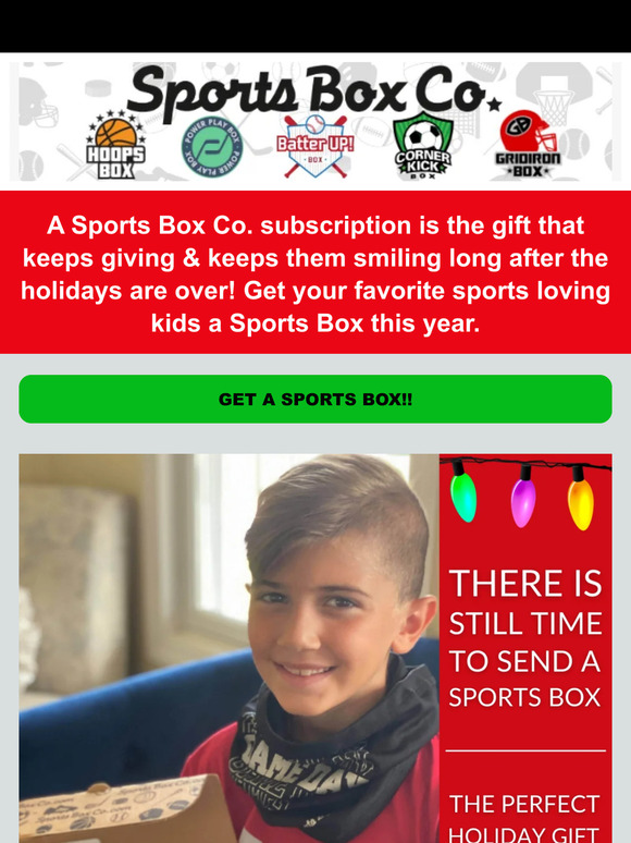 Order your Sports Box before it's too late!!