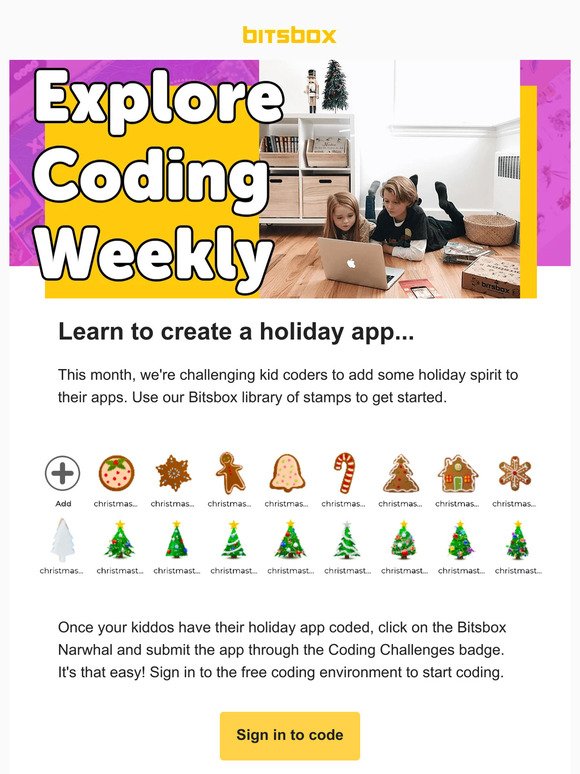 Explore Coding Weekly: December Challenge