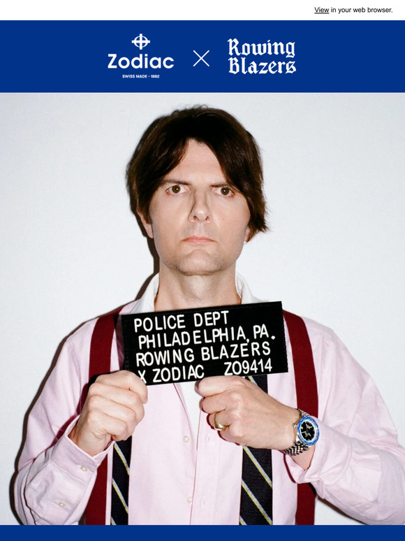 Zodiac Meet the Zodiac x Rowing Blazers Super Sea Wolf World Time GMT