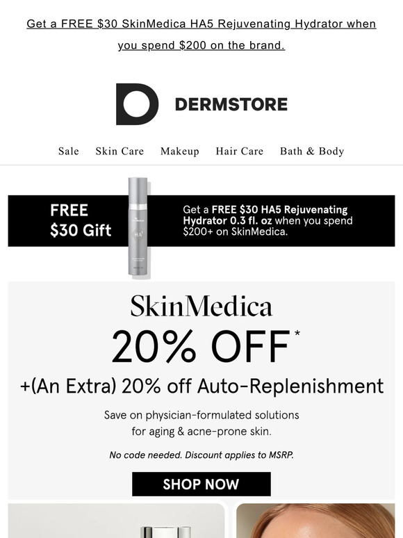 20% off this five-step SkinMedica routine
