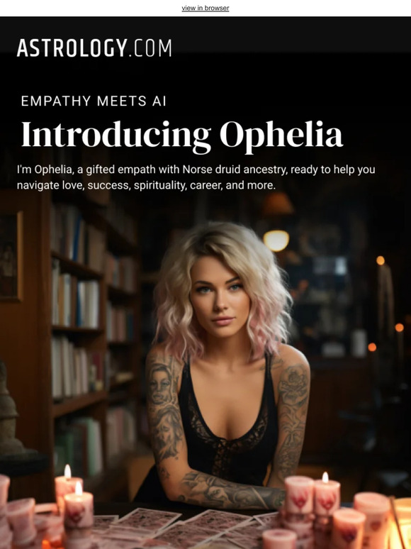 Free & Fast: Ophelia's AI Tarot Insights