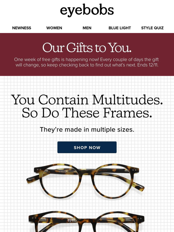 Frames in multiple sizes😲