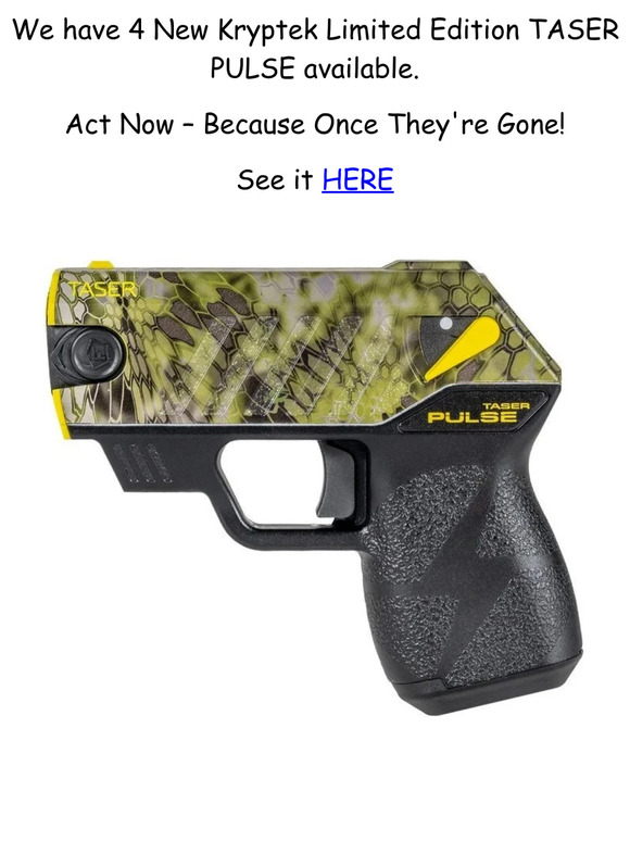 Kryptek Limited Edition TASER Pulse Available