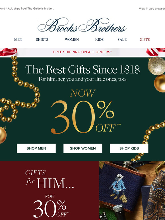 All the gifts you need—at 30% off (sitewide!)