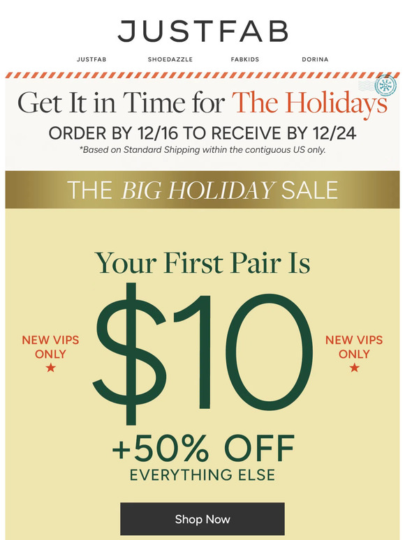 JustFab Email Newsletters Shop Sales, Discounts, and Coupon Codes