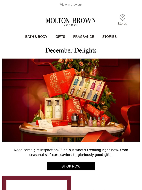 Molton Brown Email Newsletters Shop Sales, Discounts, and Coupon Codes
