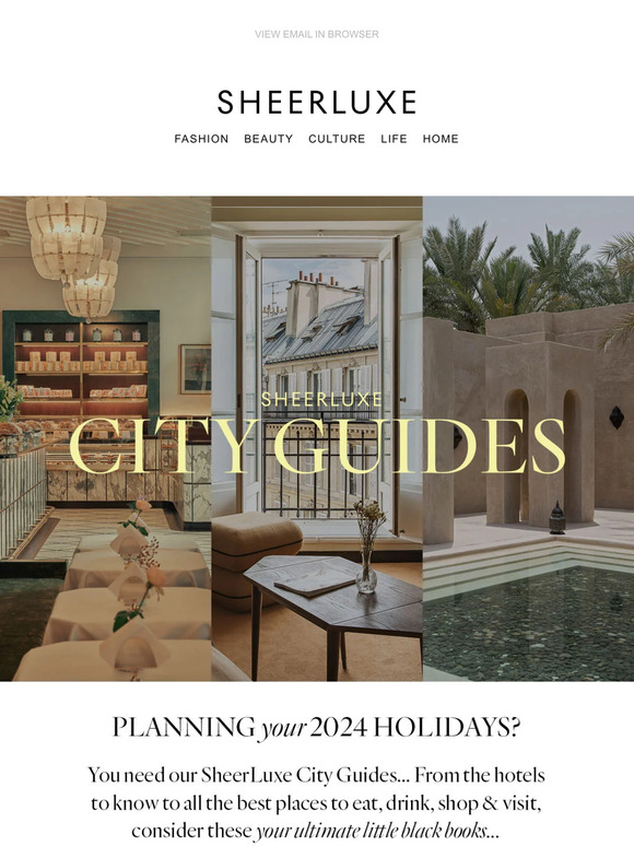 SheerLuxe Planning Your 2024 Holidays? Milled