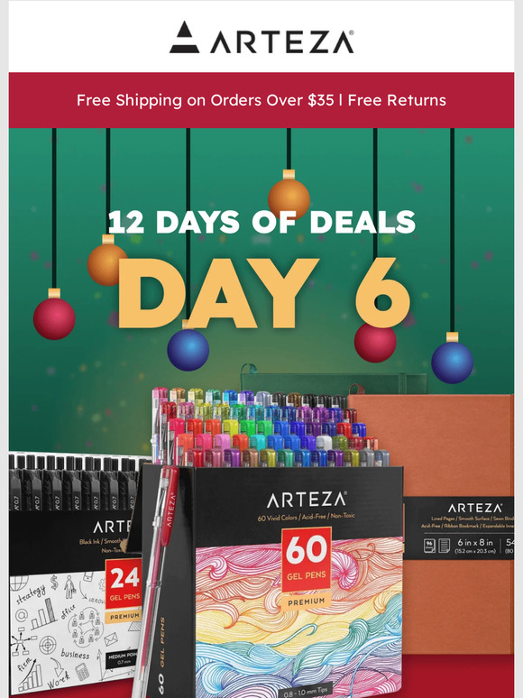 Arteza® Art Supplies Email Newsletters Shop Sales, Discounts, and