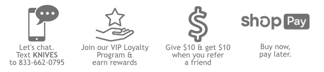 VIP Rewards, Refer a Friend, Pay Later and Get Exclusive Text Offers at Swiss Knife Shop