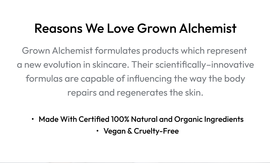 Reasons We Love Grown Alchemist