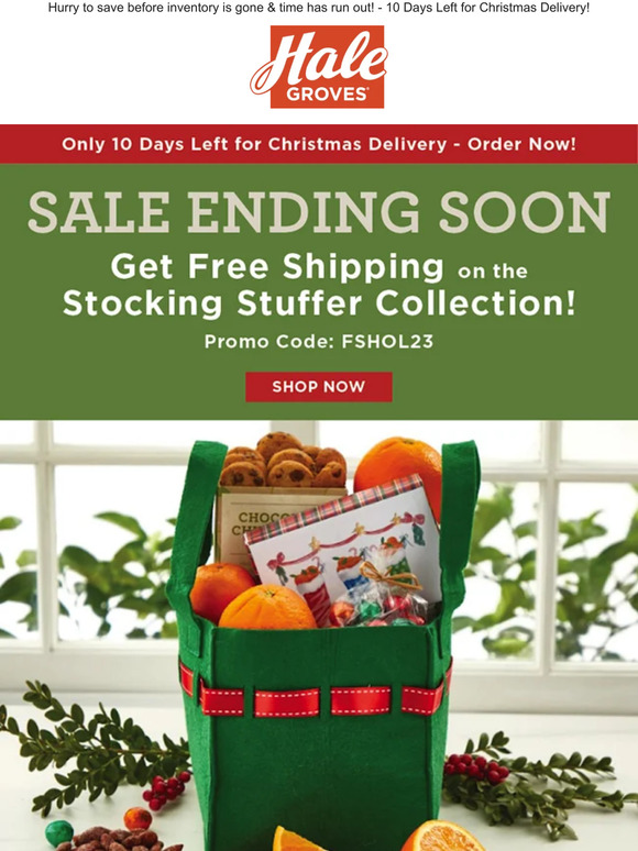🍊 SALE Ending Soon - Get Free Shipping on The Stocking Stuffer Collection!🎁