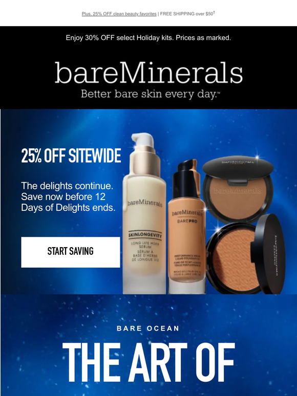 bareMinerals Email Newsletters Shop Sales, Discounts, and Coupon Codes