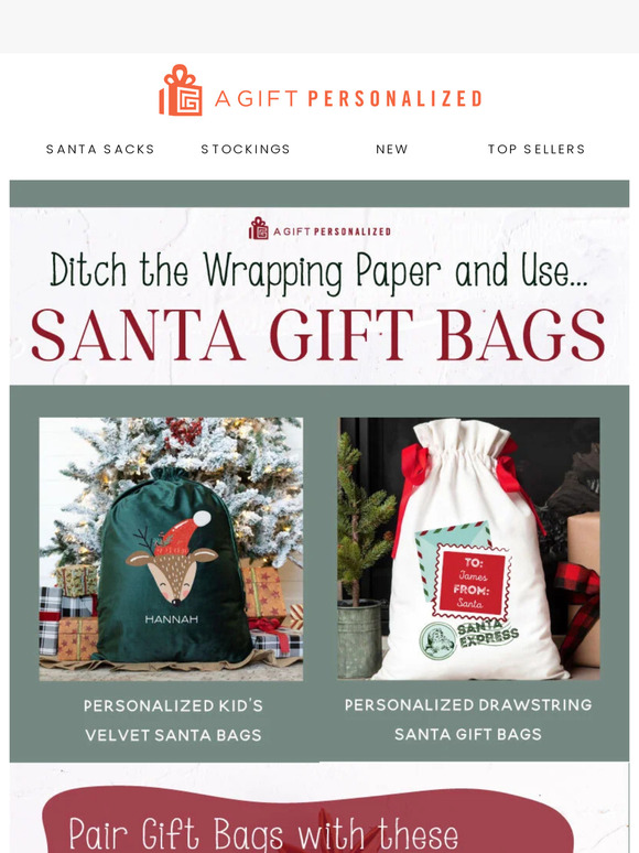 🎁 Wrap gifts in style with custom gift bags!