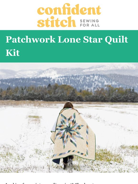 New star quilt kit available! 😍