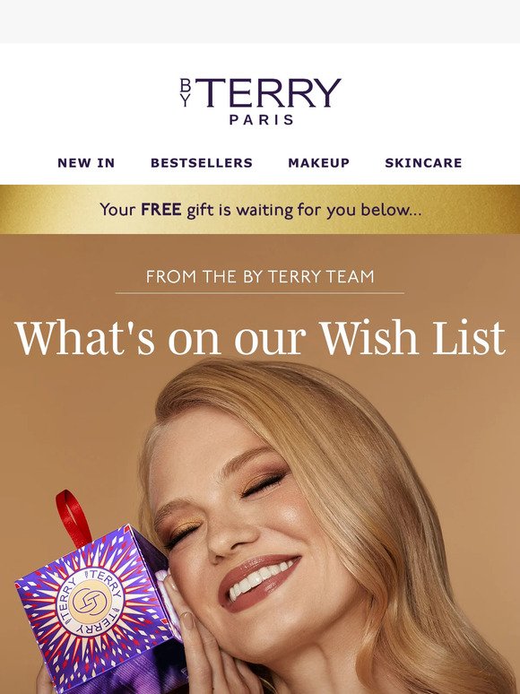 The By Terry Team Christmas Wish List