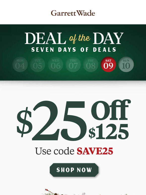 [DEAL OF THE DAY] $25 off!