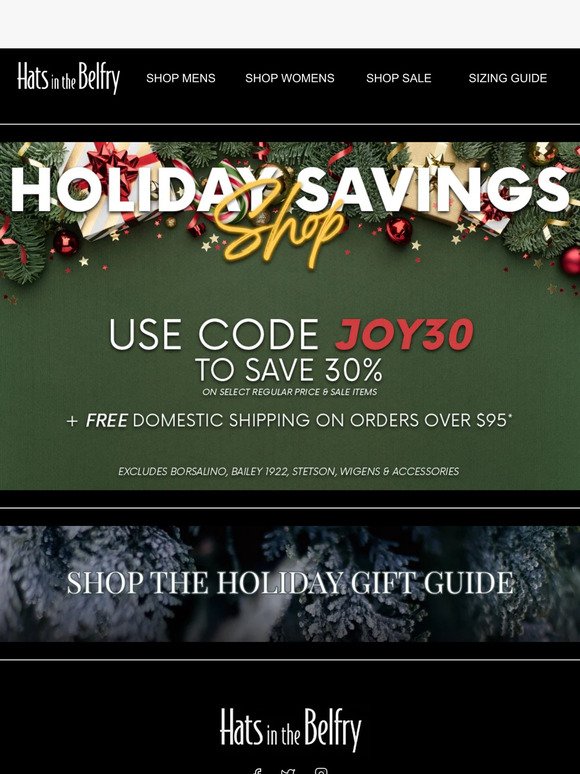 Saturday Savings! Get 30% Off with Code JOY30