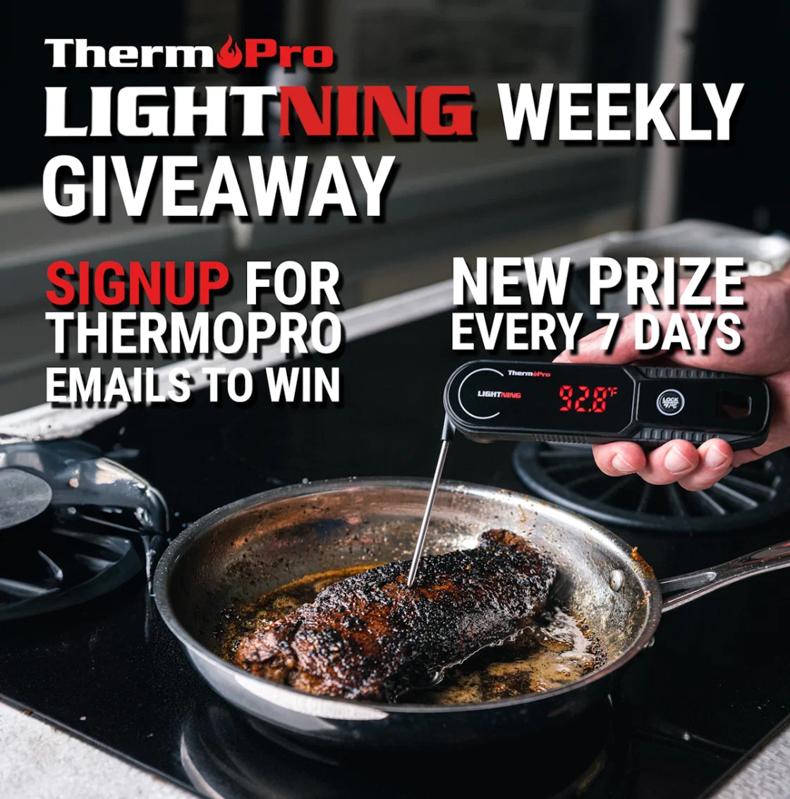 gleam thermopro Lightning weekly giveaway