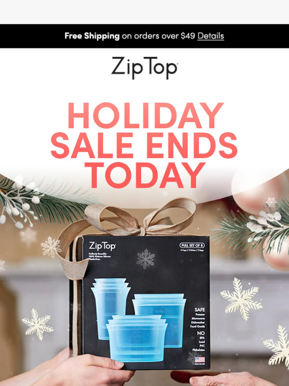Holiday Sale Ends Today