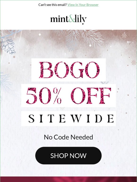 Grab Those Gifts: BOGO 50% Off + 10% Off Personalized Pieces