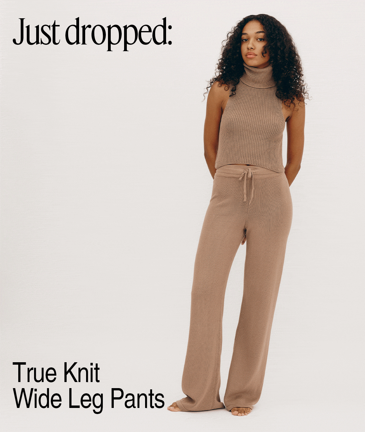 Organic Basics JUST DROPPED The True Knit Pants Milled