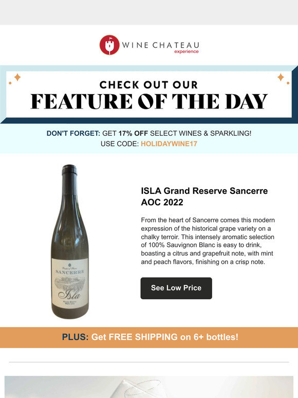 It may be Winter, but it's always Summer with a glass of Sancerre!
