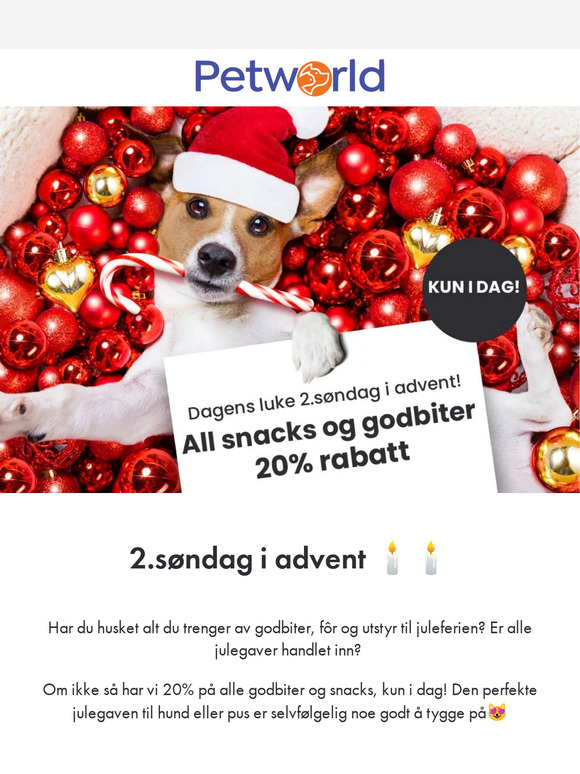 20% i dagens luke🎁 2. søndag i advent🕯️