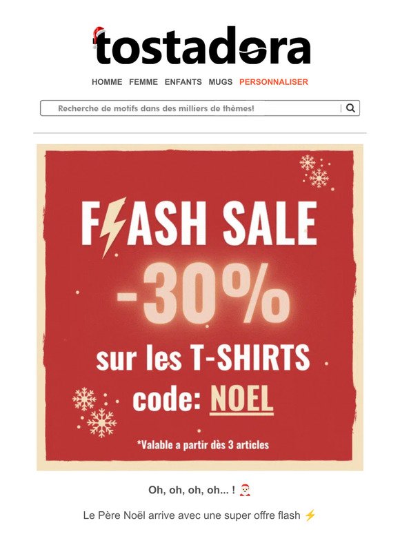 Flash -30% ⚡️ Idées Cadeaux avec une super offre 🎁🤑