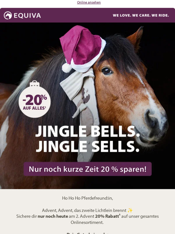 Last Call: 20% auf Alles 🎅