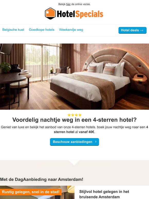 4-sterren hotel vanaf 40€