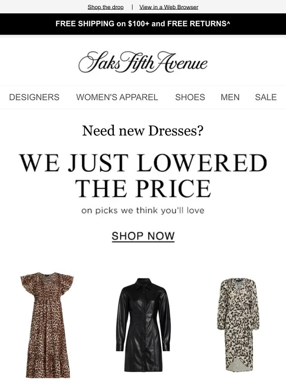 We're running low on your LOEWE item - Saks Fifth Avenue