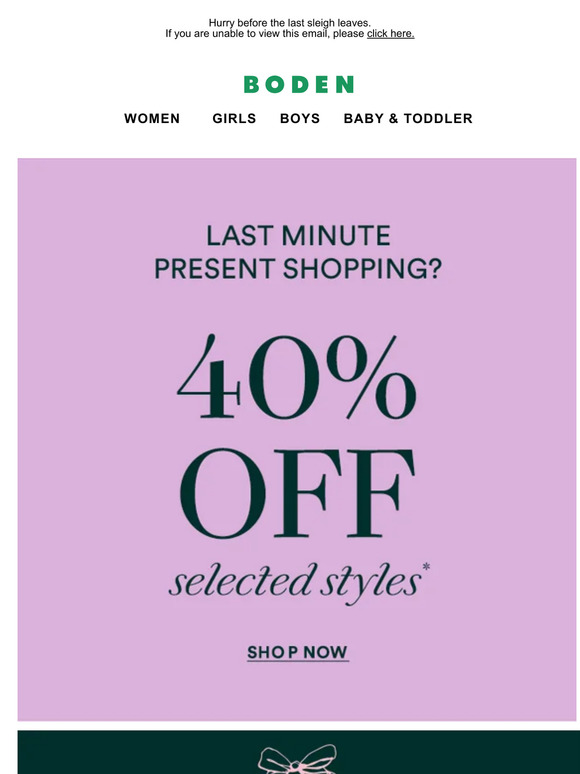 Boden Email Newsletters Shop Sales, Discounts, and Coupon Codes