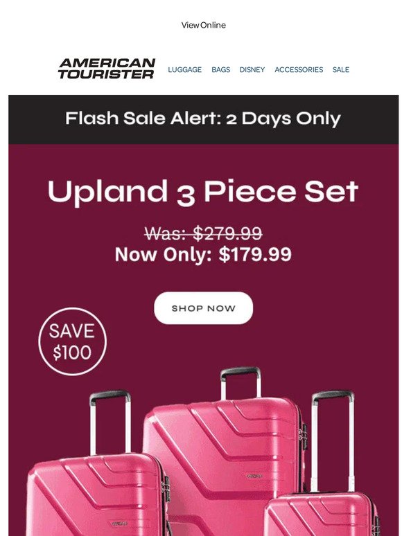 Holiday Deal Alert: Save $100 on Upland 3 Piece Set