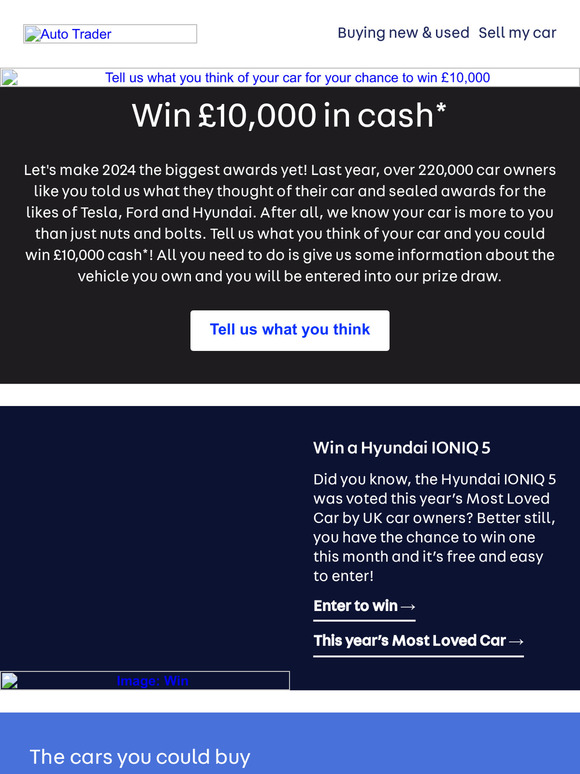 The New Car Awards 2024 survey is now open for entries