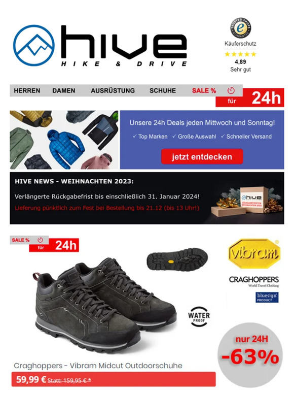 VIBRAM Lederschuhe | MAMMUT Hose | HAGAN Tourenski | CRAGHOPPERS Fleecejacke