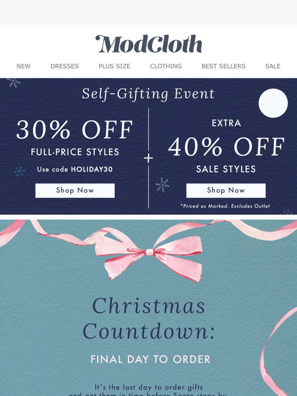 Last Day to Get Your Gifts on Time 🎁