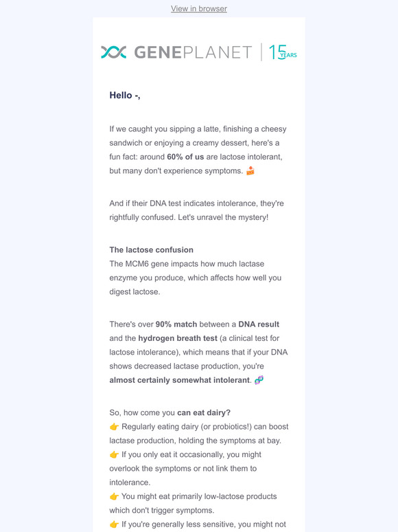 Europe 🥛 Explaining the lactose intolerance confusion Milled